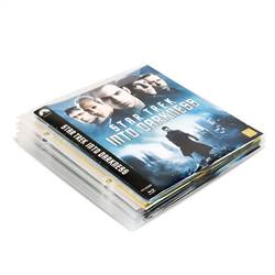 Blu-Ray Aufbewahrung: Blu-Ray-Kombipack - 50 Blu-Ray-Hüllen, 2 Ringordner