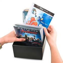 Aufbewahrungsbox für DVD, CD und Blu-ray